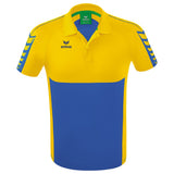 ERIMA Six Wings Poloshirt (new royal/gelb)