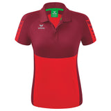 ERIMA Six Wings Poloshirt Damen (rot/bordeaux)