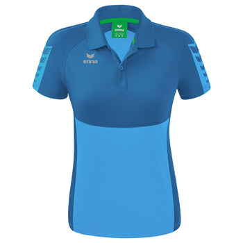 ERIMA Six Wings Poloshirt Damen (curacao/mykonos)