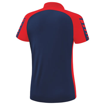 ERIMA Six Wings Poloshirt Damen (new navy/rot)
