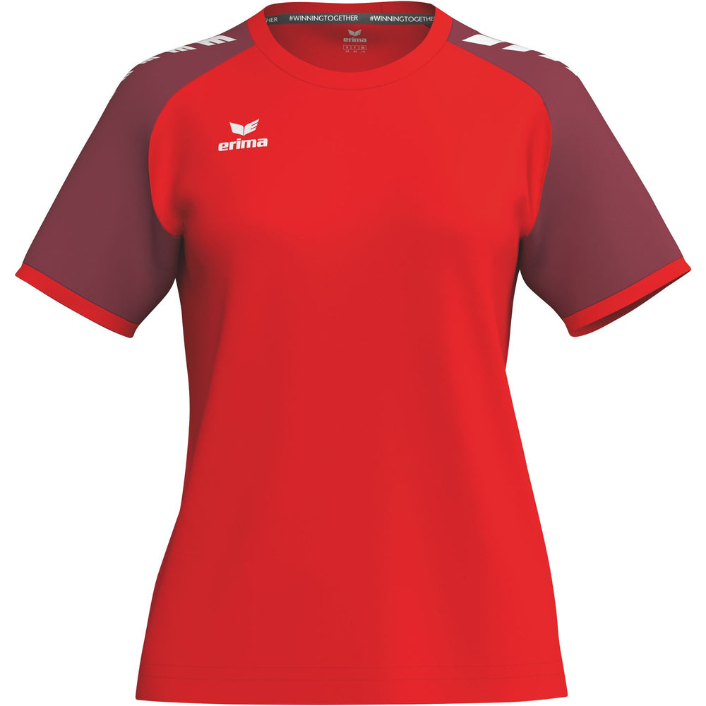 ERIMA WINGS Jersey Shortsleeve Damen (rot/bordeaux)