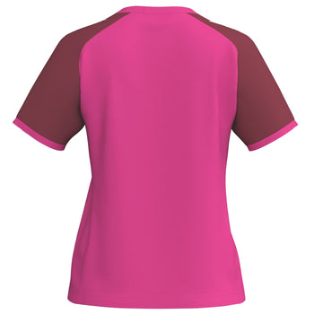 ERIMA WINGS Jersey Shortsleeve Damen (pink glo/bordeaux)