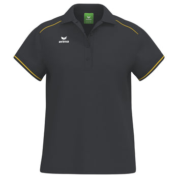 ERIMA CMPT Poloshirt Damen (schwarz/gelb)