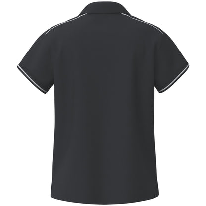 ERIMA CMPT Poloshirt Damen (schwarz/weiß)