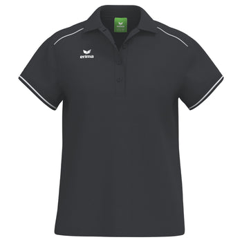 ERIMA CMPT Poloshirt Damen (schwarz/weiß)