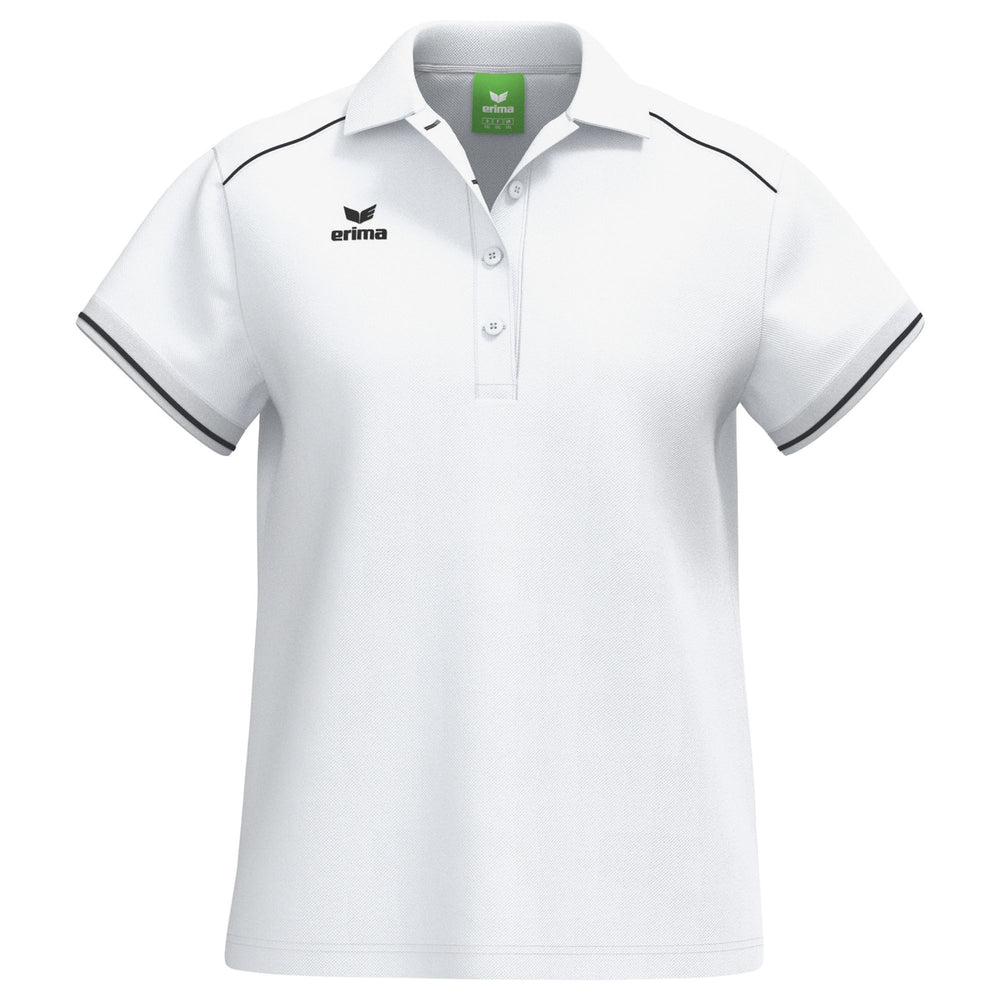 ERIMA CMPT Poloshirt Damen (weiß/schwarz)