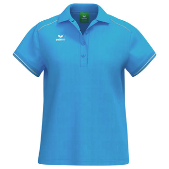 ERIMA CMPT Poloshirt Damen (curacao/weiß)