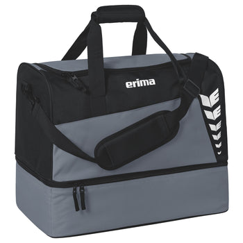 ERIMA SIX WINGS Sporttasche mit Bodenfach (slate grey/schwarz)