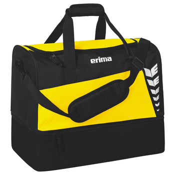 ERIMA SIX WINGS Sporttasche mit Bodenfach (gelb/schwarz)