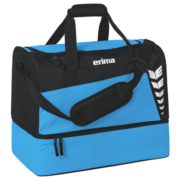 ERIMA SIX WINGS Sporttasche mit Bodenfach (curacao/schwarz)