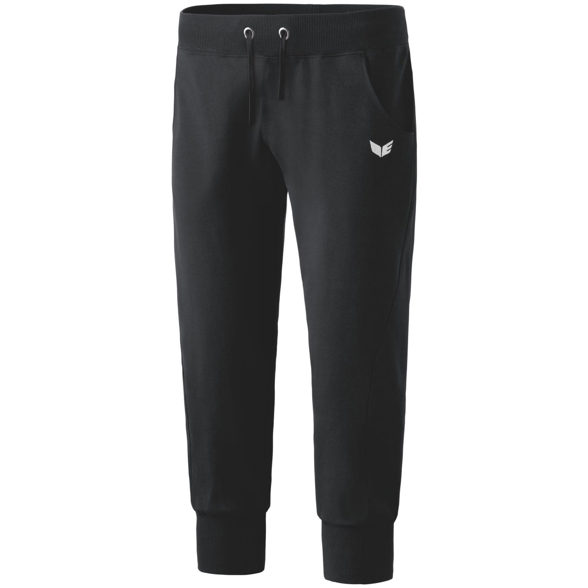 ERIMA 3/4 Sweathose mit Bündchen Damen (schwarz)