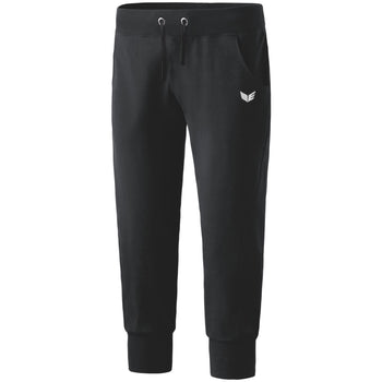ERIMA 3/4 Sweathose mit Bündchen Damen (schwarz)