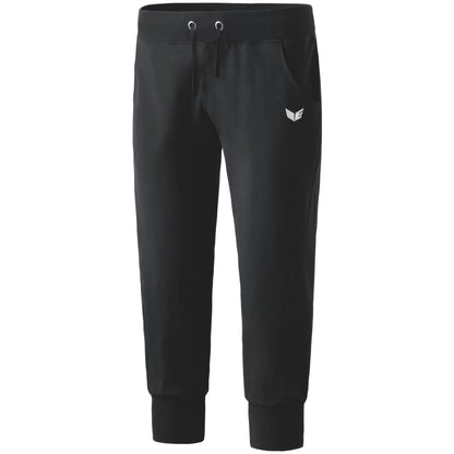 ERIMA 3/4 Sweathose mit Bündchen Damen (schwarz)