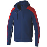 ERIMA EVO STAR Trainingsjacke mit Kapuze (new navy/rot)