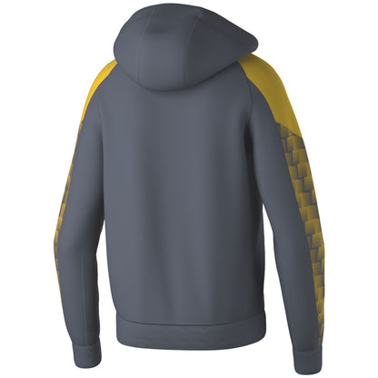 ERIMA EVO STAR Trainingsjacke mit Kapuze (slate grey/gelb)
