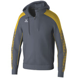 ERIMA EVO STAR Trainingsjacke mit Kapuze (slate grey/gelb)