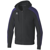 ERIMA EVO STAR Trainingsjacke mit Kapuze (schwarz/ultra violet)