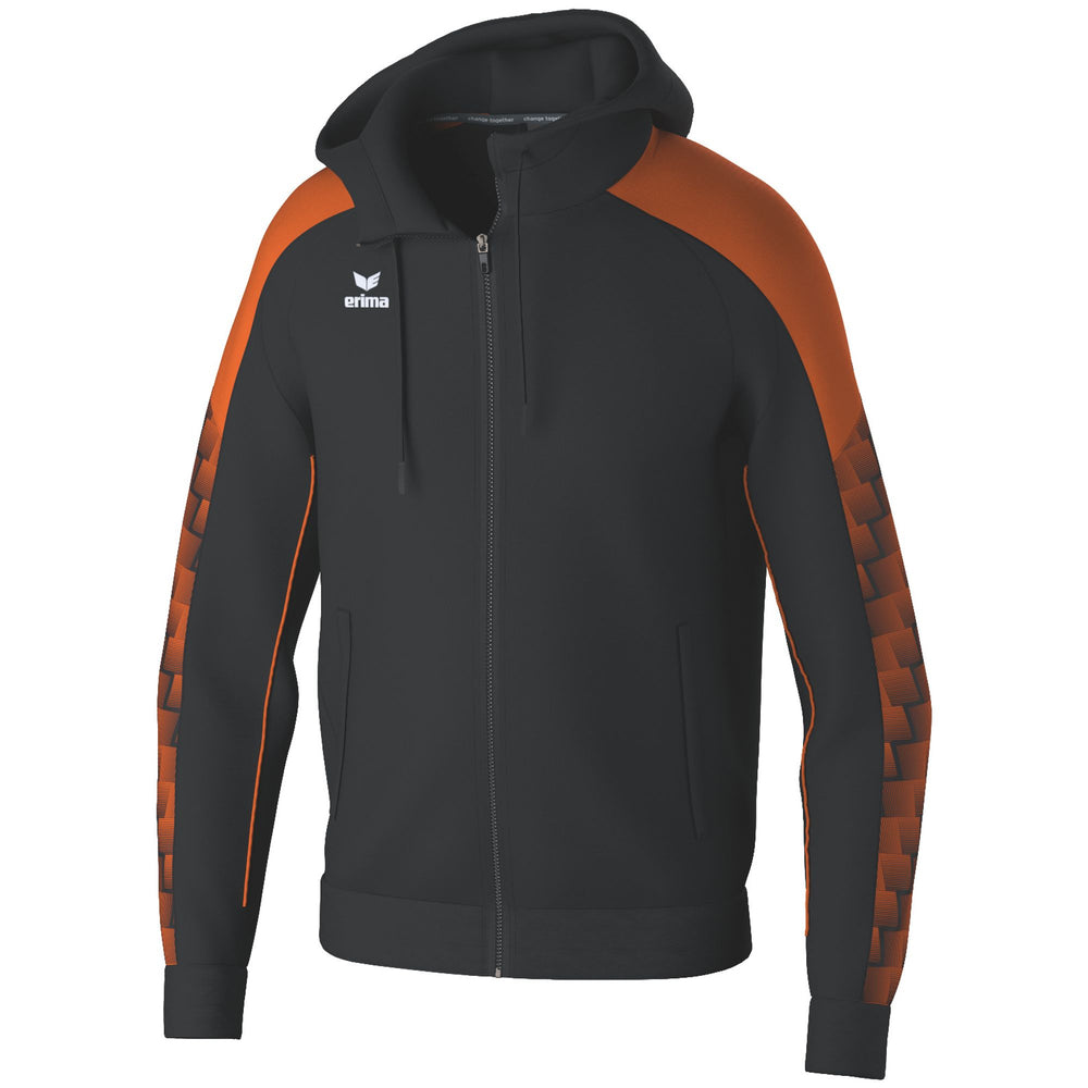 ERIMA EVO STAR Trainingsjacke mit Kapuze (schwarz/orange)
