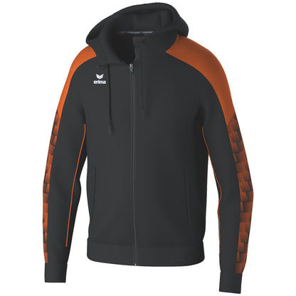 ERIMA EVO STAR Trainingsjacke mit Kapuze (schwarz/orange)