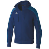 ERIMA EVO STAR Trainingsjacke mit Kapuze (new navy/mykonos blue)