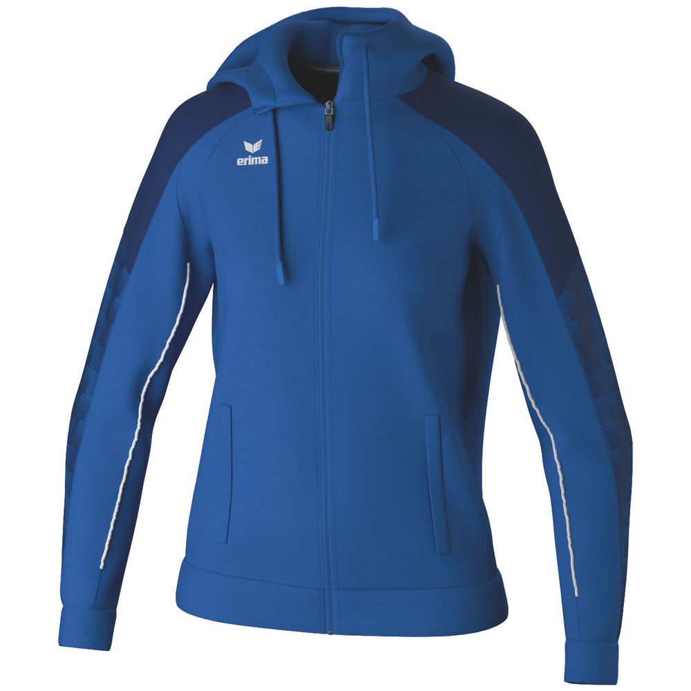 ERIMA EVO STAR Trainingsjacke mit Kapuze Damen (new royal/new navy)