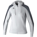 ERIMA EVO STAR Trainingsjacke mit Kapuze Damen (weiß/schwarz)