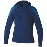 ERIMA EVO STAR Trainingsjacke mit Kapuze Damen (new navy/mykonos blue)