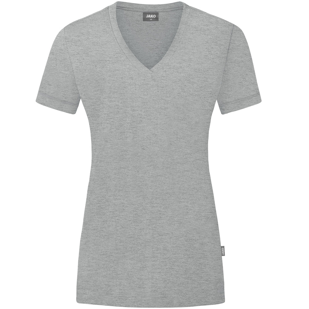 JAKO T-Shirt Organic Damen (hellgrau meliert)