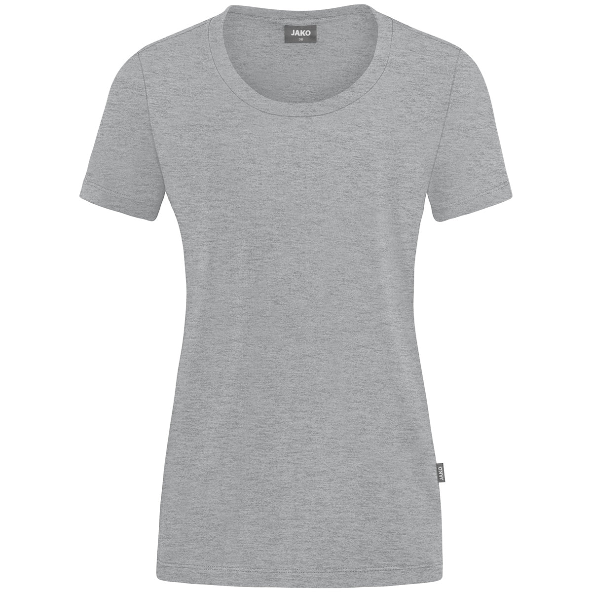 JAKO T-Shirt Organic Stretch Damen (hellgrau meliert)