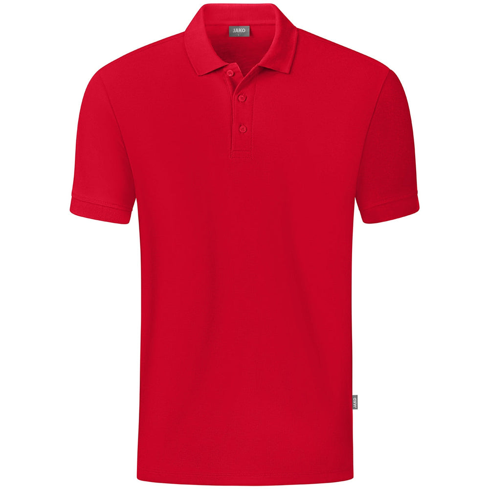 JAKO Polo Organic Unisex Rot