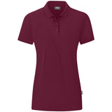 JAKO Polo Organic Damen (maroon)