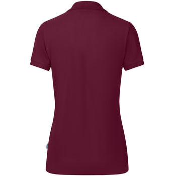 JAKO Polo Organic Damen (maroon)