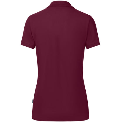 JAKO Polo Organic Damen (maroon)