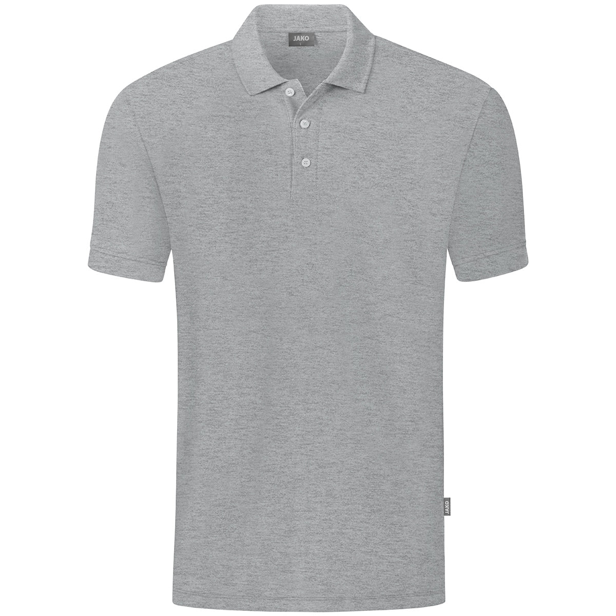 JAKO Polo Organic (hellgrau meliert)