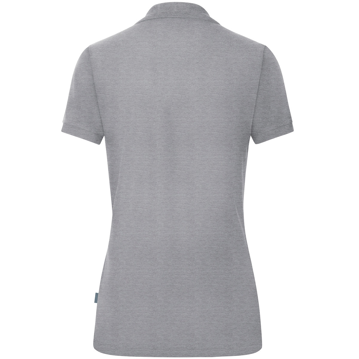 JAKO Polo Organic Damen (hellgrau meliert)