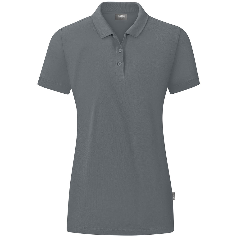 JAKO Polo Organic Damen (steingrau)