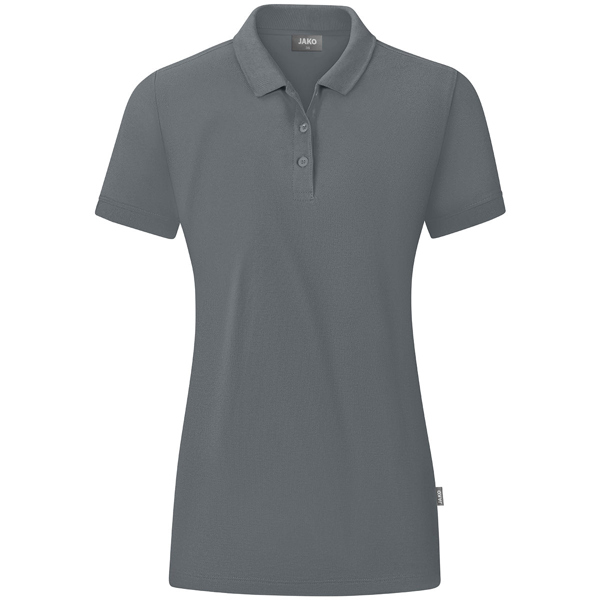 JAKO Polo Organic Damen (steingrau)