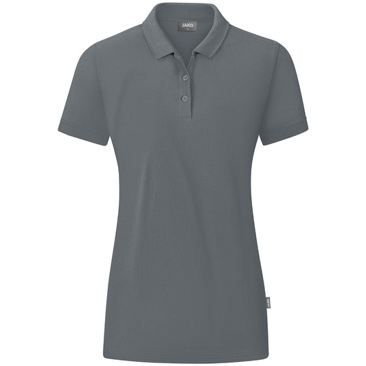 JAKO Polo Organic Damen (steingrau)
