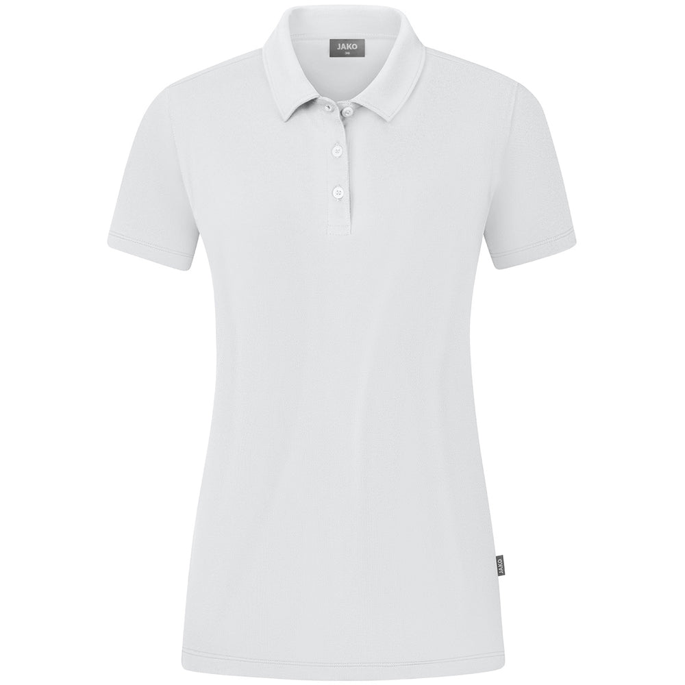 JAKO Polo Organic Stretch Damen (weiß)