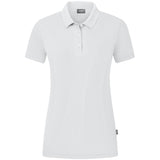 JAKO Polo Organic Stretch Damen (weiß)