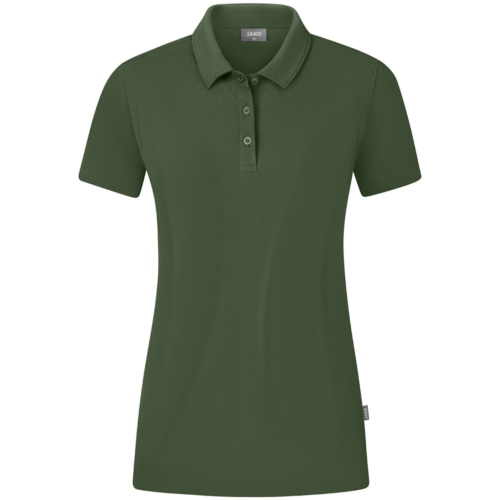 JAKO Polo Organic Stretch Damen (oliv)