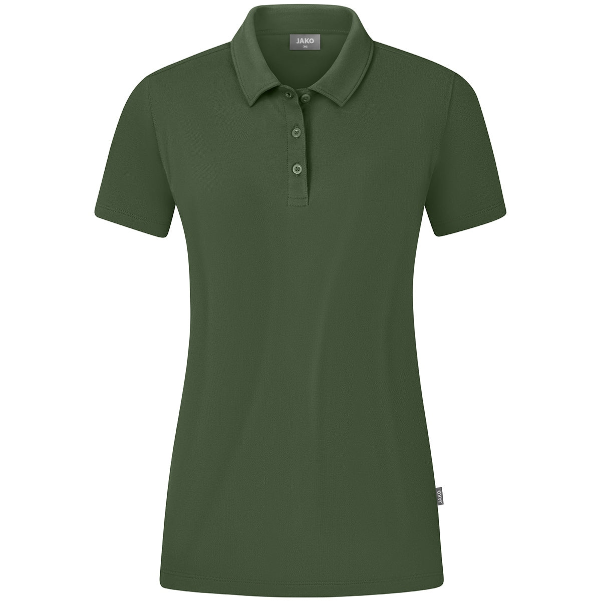 JAKO Polo Organic Stretch Damen (oliv)