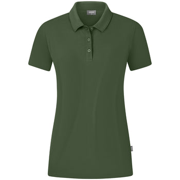JAKO Polo Organic Stretch Damen (oliv)
