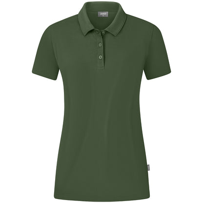 JAKO Polo Organic Stretch Damen (oliv)
