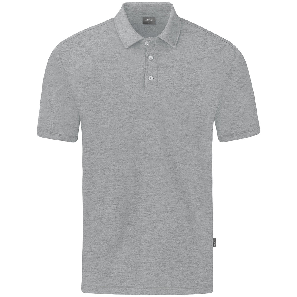 JAKO Polo Organic Stretch (hellgrau meliert)