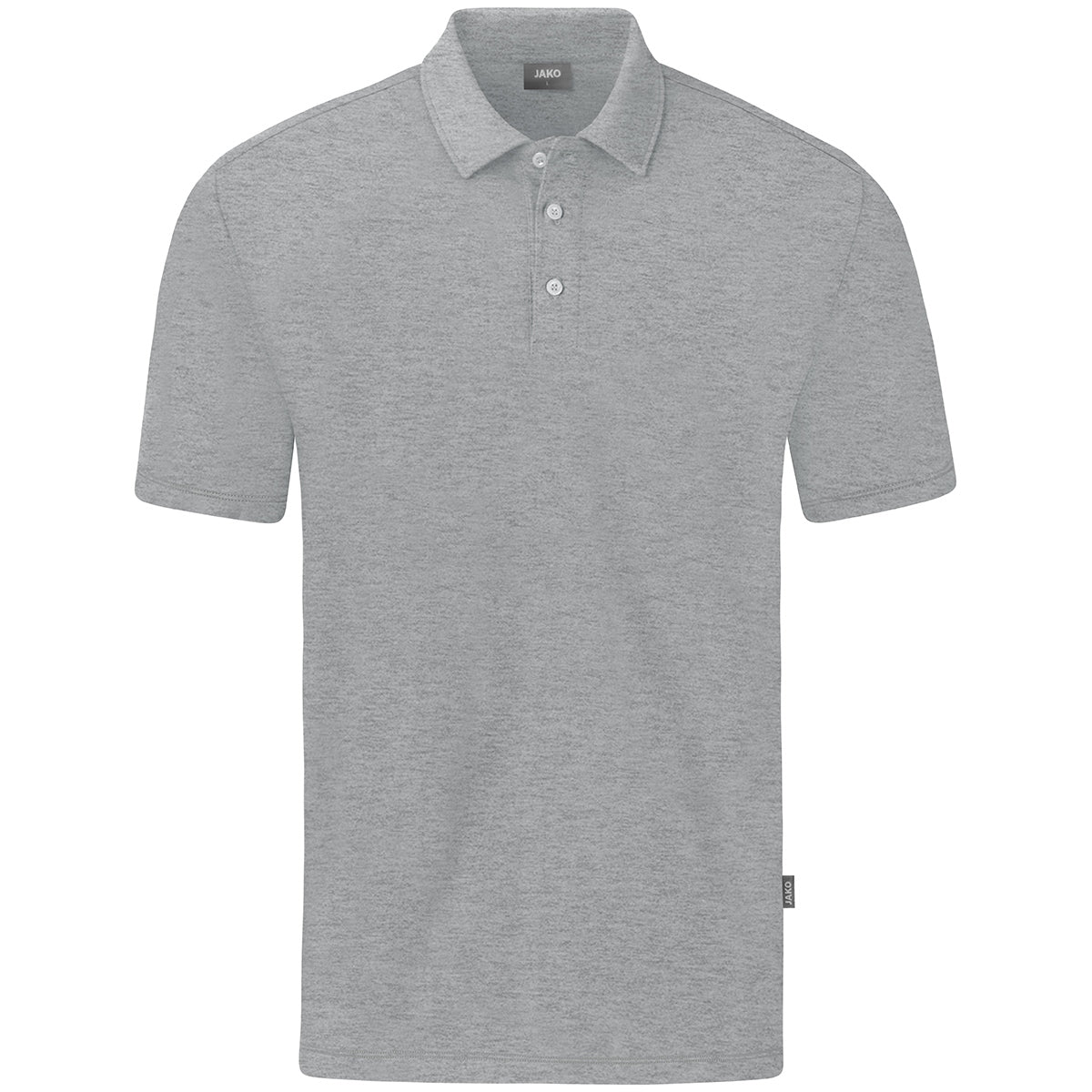 JAKO Polo Organic Stretch (hellgrau meliert)