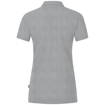 JAKO Polo Organic Stretch Damen (hellgrau meliert)