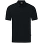 JAKO Polo Organic Stretch Unisex Schwarz