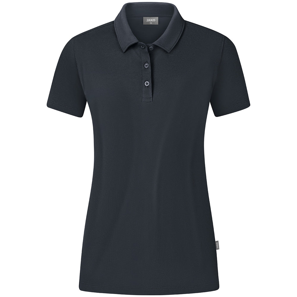 JAKO Polo Organic Stretch Damen (anthrazit)
