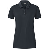JAKO Polo Organic Stretch Damen (anthrazit)